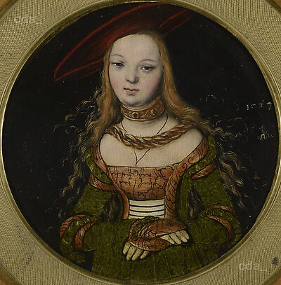 Roundel Portrait of a Young Woman