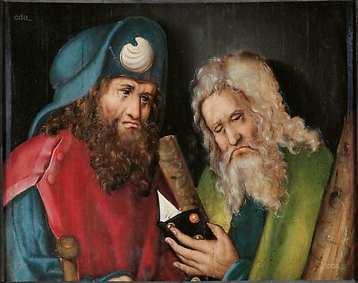 Die Apostel Jacobus d. Ä. und Andreas