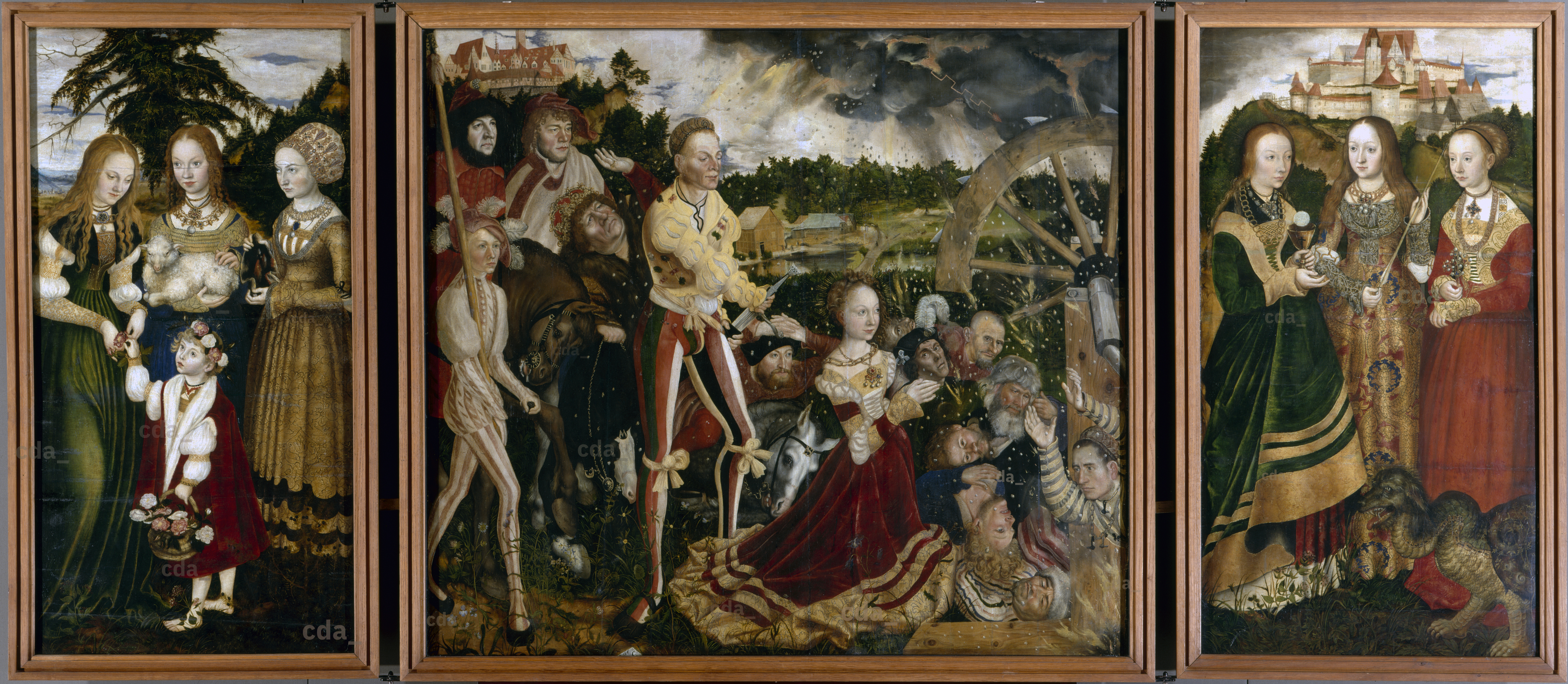 cda :: Paintings :: Altarpiece with the Martyrdom of St