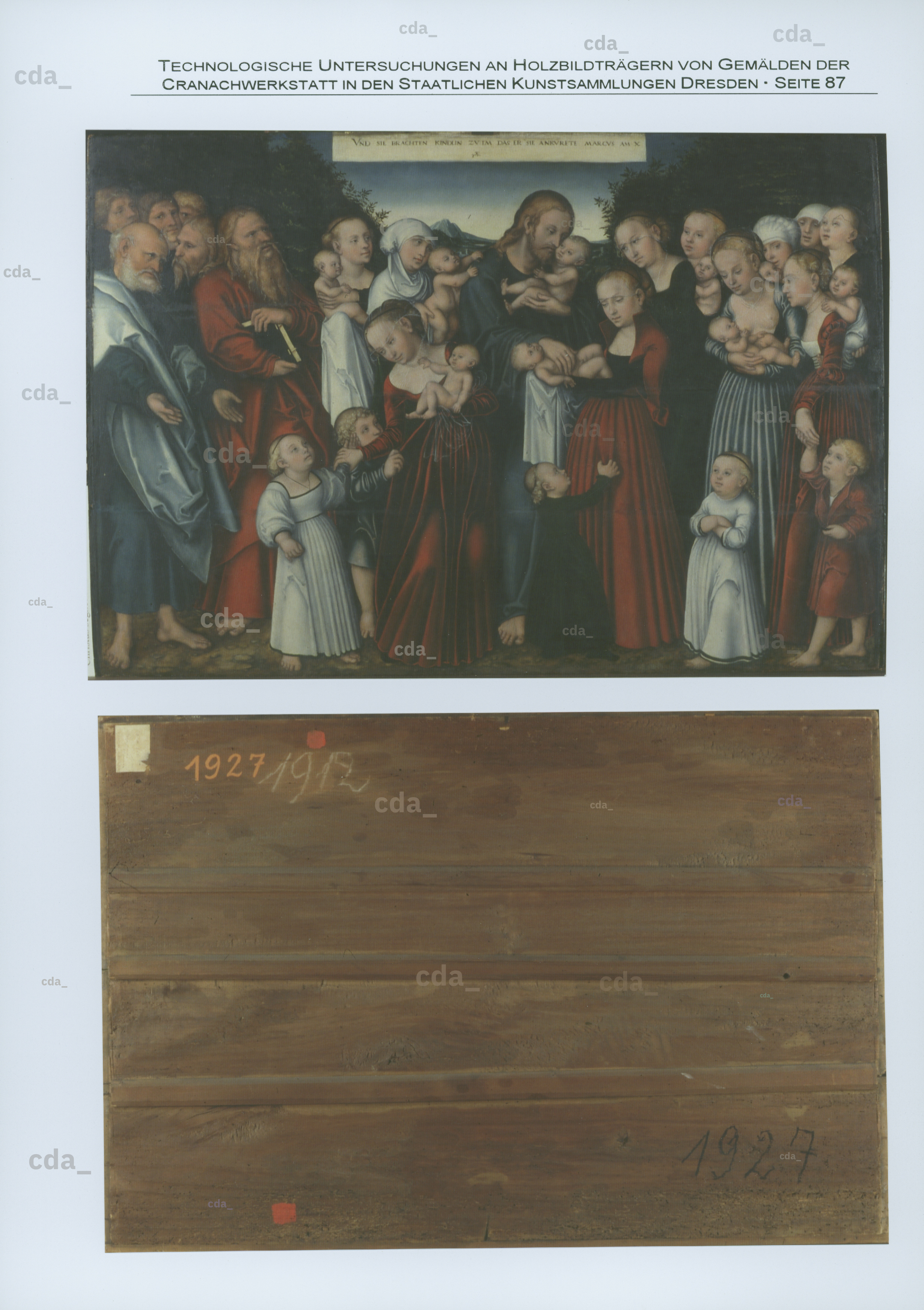 cda :: Paintings :: Christ blessing the Children