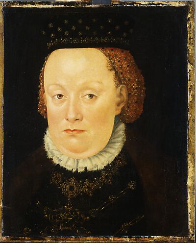 Agnes von Anhalt, geb. von Barby, Gemahlin von Fürst  Joachim Ernst von Anhalt-Dessau