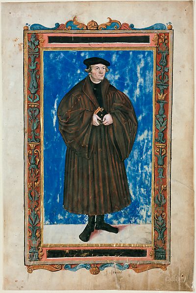 Bildnis Justus Jonas der Ältere, aus dem sogenannten Stammbuch (?)
