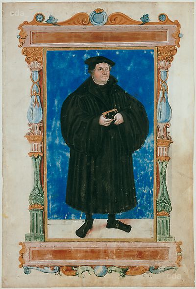 Portrait of Martin Luther from the so-called family register(?)