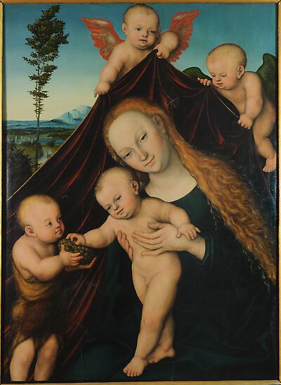 The Virgin and Child with St. John as a boy