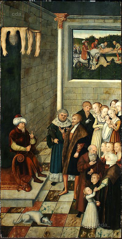 The Judgment of Kambyses
(Elector Joachim II's exemplum panels)