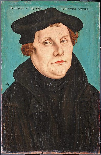 Martin Luther als Brustbildnis nach rechts