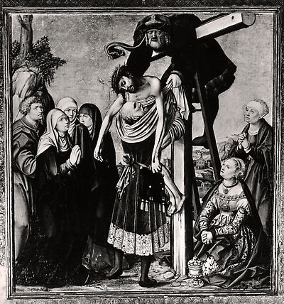 St Olav Altarpiece: The Deposition [inner panel, right wing]