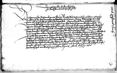 Bestätigung des neugewählten Rates von Wittenberg durch Kurfürst Friedrich III. von Sachsen. Bürgermeister ist in diesem Jahr Doktor Christian Beyer, als Ratsherren werden Anthonius Niemegk, Mathias Globigk, Lucas Cranach, Christian Goldschmied (Dhöring), Magister Lorentz Birig, Georg Hancke, Bartholomäus Schadewalt und Thomas Feuerlein bestätigt.