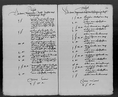 In 1534 Cranach is again a council member and town treasurer and receives the usual payment. He pays tax and municipal rates for five properties, three gardens and a 'Breite' (plot of land) as well as the two Rade[Rote]marksche Hufen (farmland outside Wittenberg). 
In this year Cranach rents the council tavern for 70 gilders, because of building work on the town hall. He is permitted to sell sweet and other wine as well as beer not brewed by him. He is not charged any additional wine tax. 
The tax for brewing beer sinks from five to three groschens per brew. Cranach pays 18 groschens for six brews.