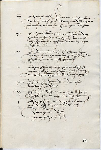 Costs are listed for the transportation of barrels by Lucas Cranach from Antwerp via Mainz and Frankfurt to Torgau and from Leipzig to Torgau.