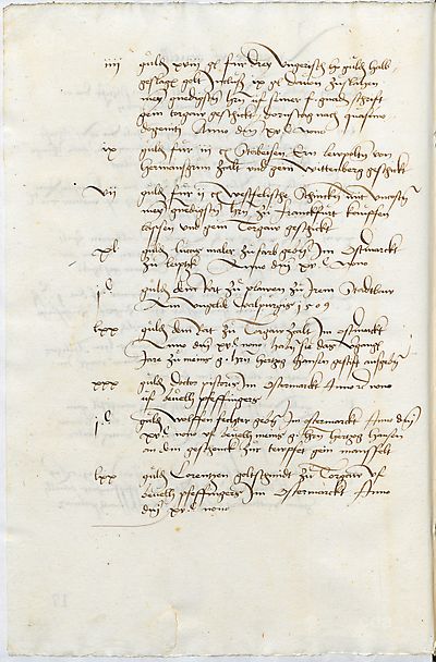 Cranach erhält Kosten für Farben erstattet.