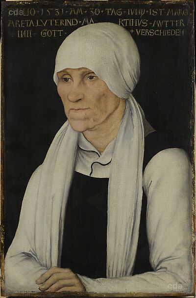 Portrait of Margaretha Luther, Luther's mother