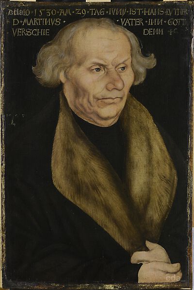 Portrait of Hans Luther, Luther's father
