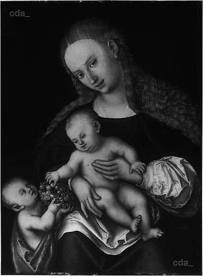 Maria mit dem Kind und dem kleinen Johannes