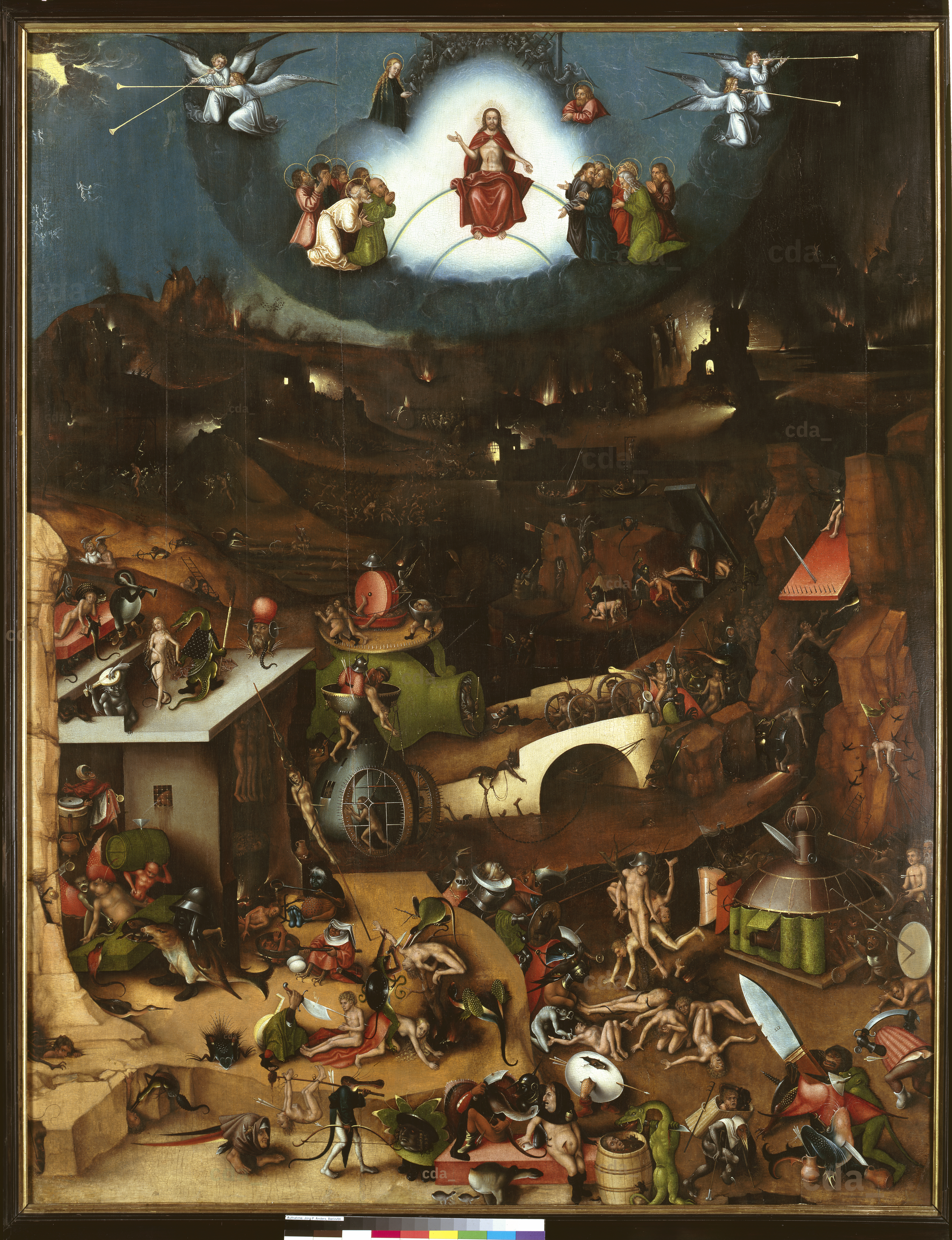 cda :: Paintings :: The Last Judgement - copy after Hieronymus Bosch