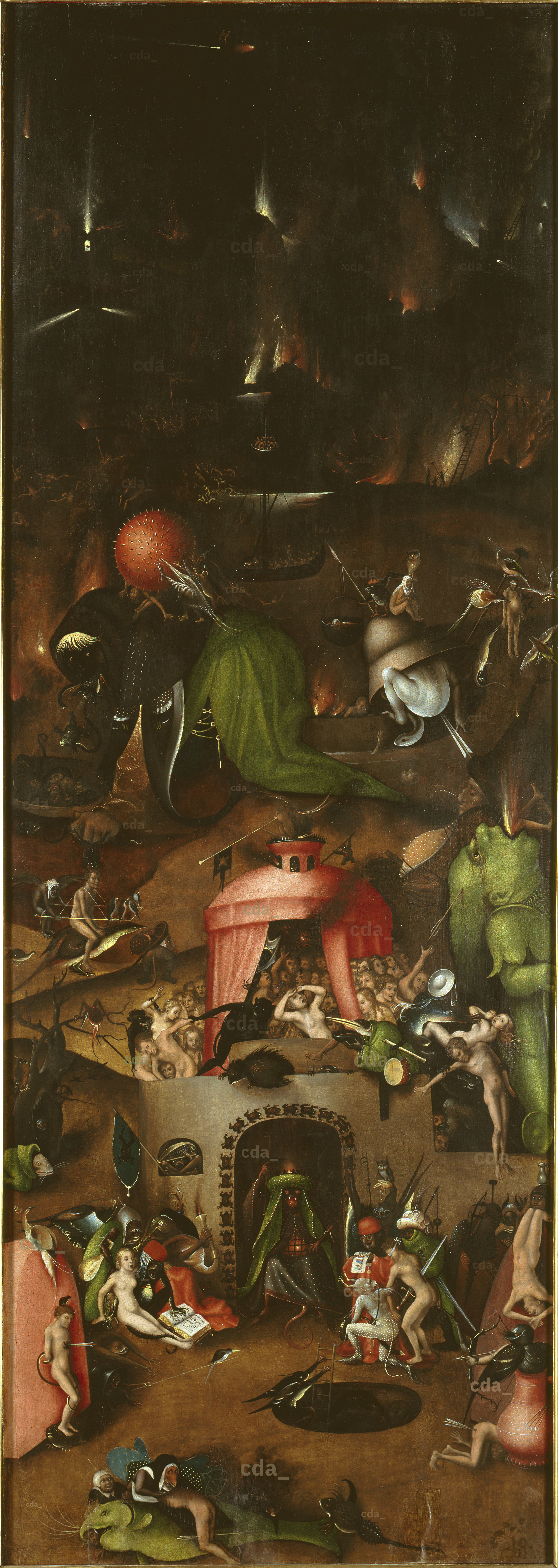 cda :: Paintings :: The Last Judgement - copy after Hieronymus Bosch