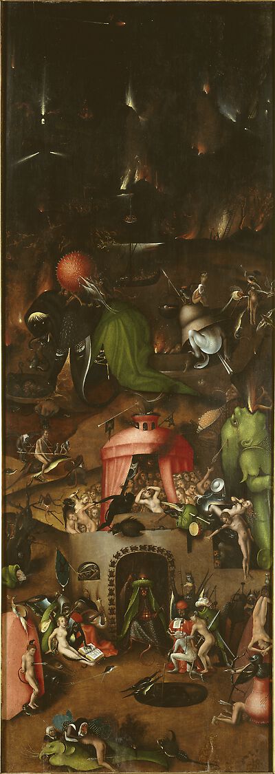 Flügelaltar nach Hieronymus Bosch - Das Jüngste Gericht