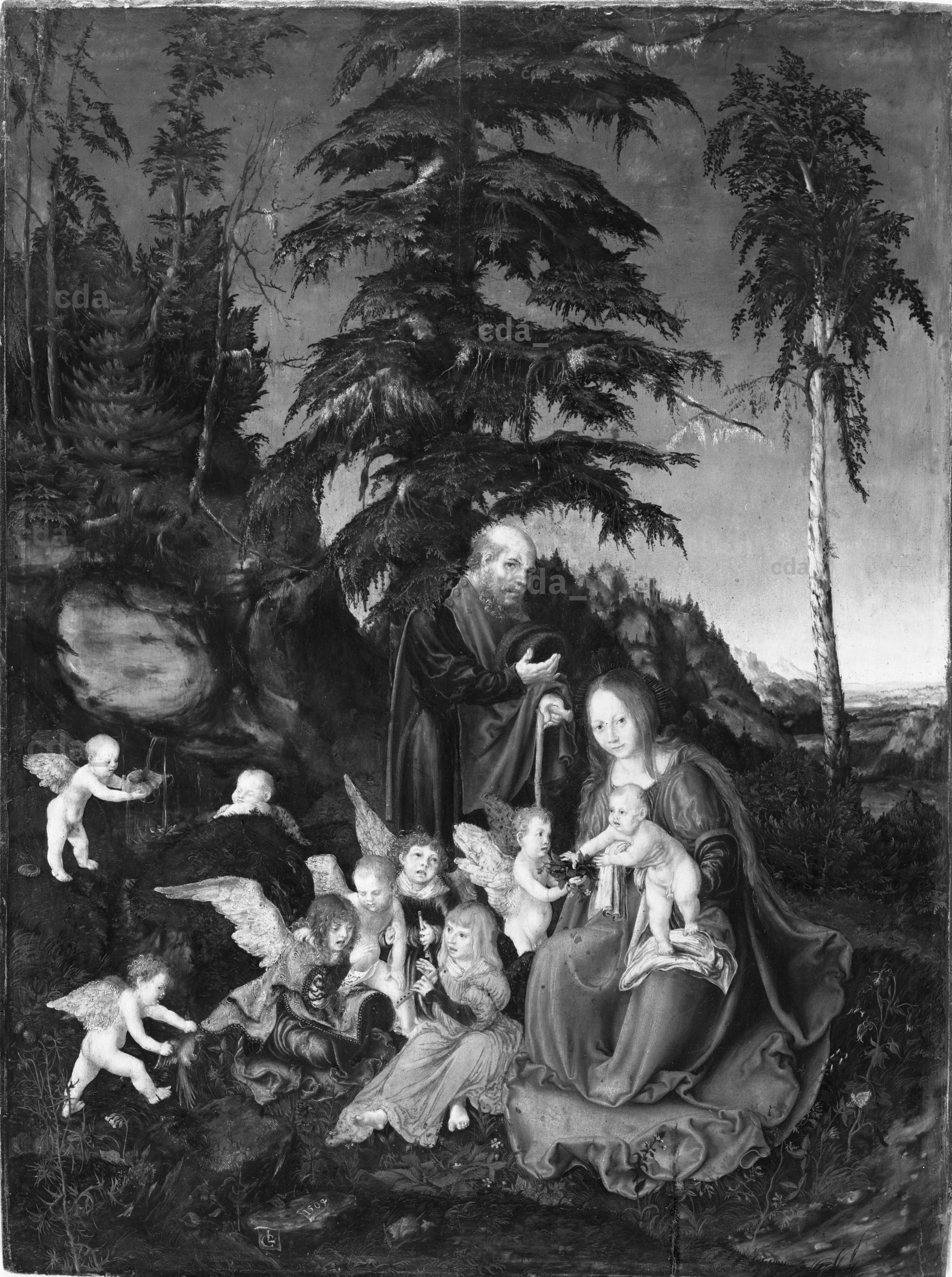 cda :: Paintings :: Rest on the Flight into Egypt