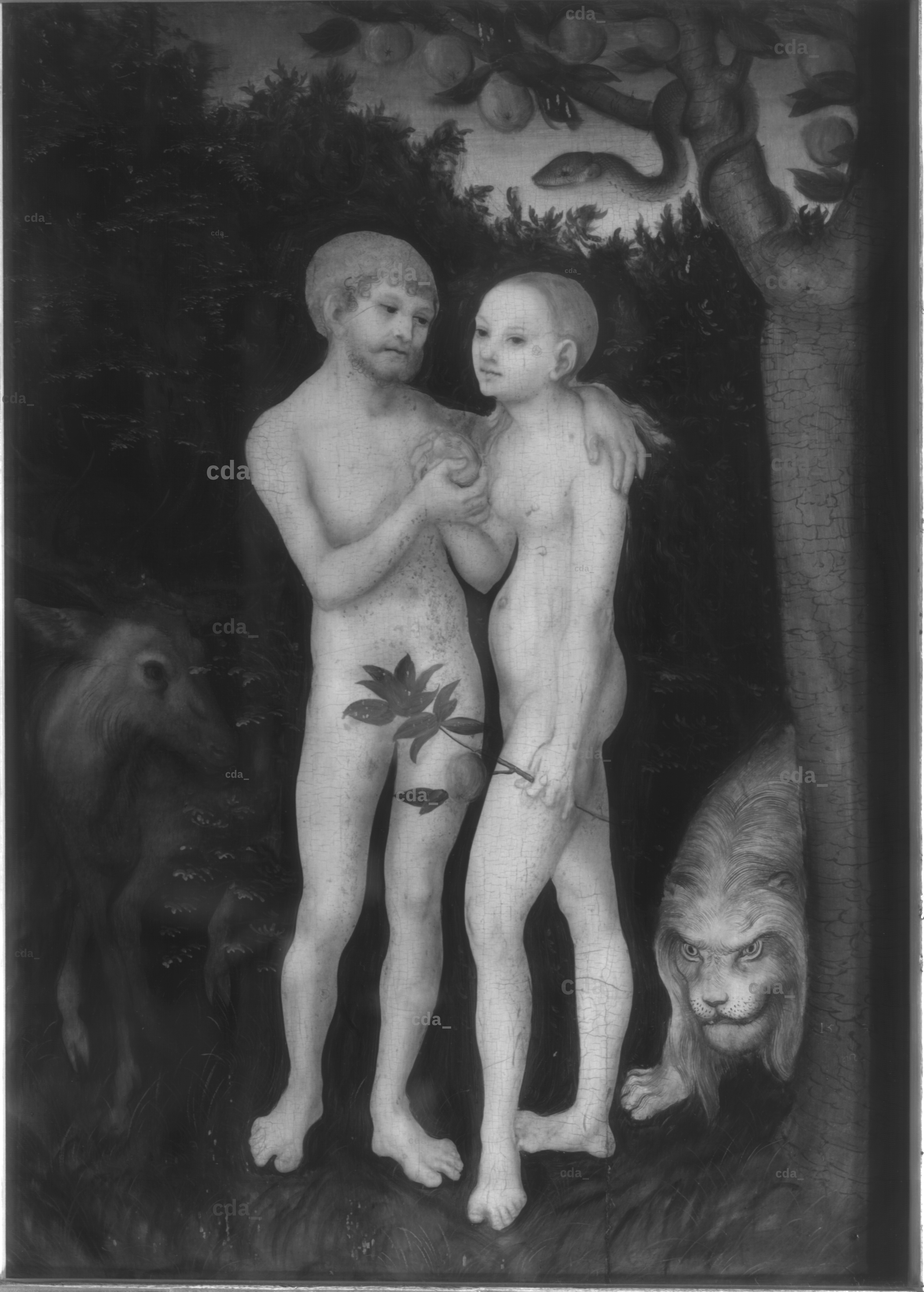 cda :: Paintings :: Adam and Eve in the Garden of Eden