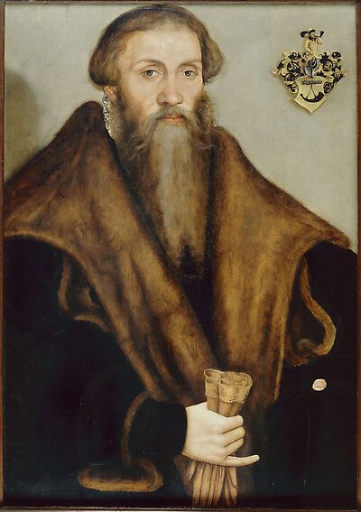 Portrait of the saxon lawyer Leonhard Badehorn