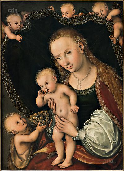 Madonna and Child with the infant St John
