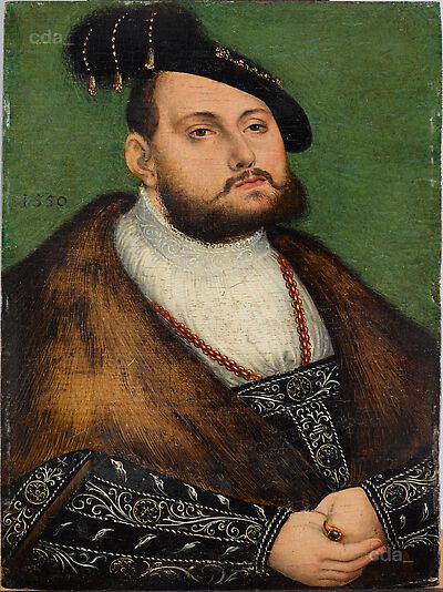 Portrait of John Frederick the Magnanimous, Prince Elector of Saxony