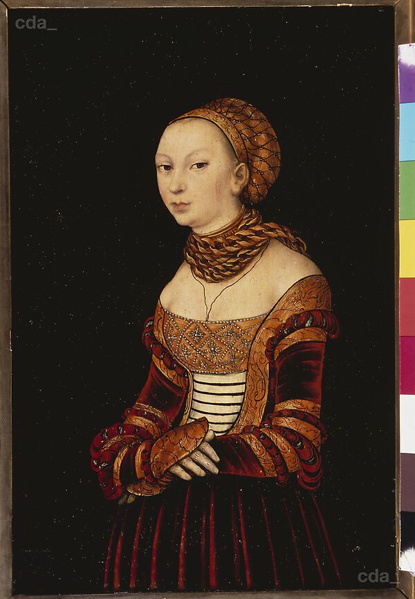 cda :: Paintings :: Portrait of a young Lady at knee-length