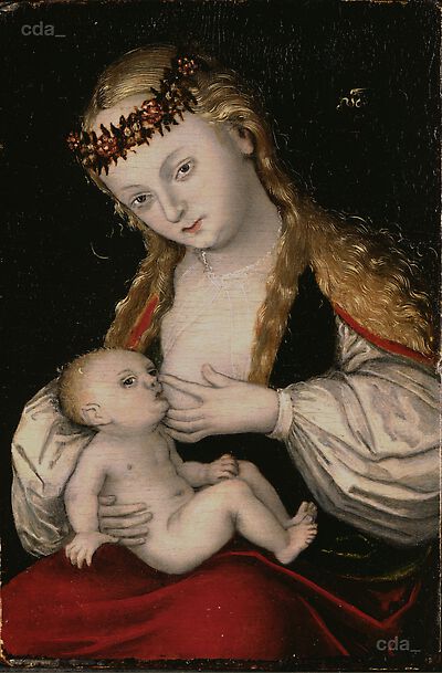 Maria mit Kind (Maria Lactans)