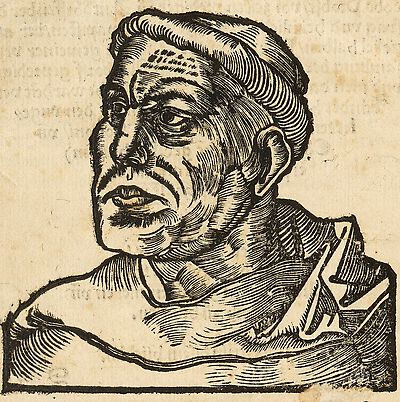 Martin Luther als Augustinermönch im Ordenshabit, Schulterstück nach links gewandt