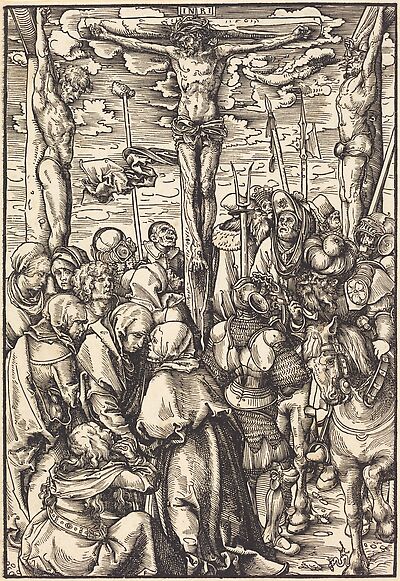 The Crucifixion (from the 'Passion Christi' series, 14 woodcuts)