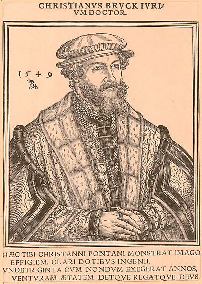 Dr. Christian Brück, gen. Pontanus