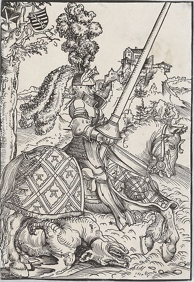 Der heilige Georg zu Pferd