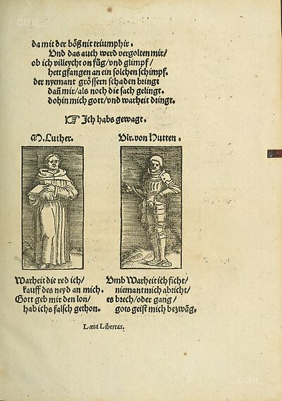 Martin Luther als Augustinermönch im Ordenshabit, Ganzfigur, stehend, leicht nach rechts gewandt, mit Buch