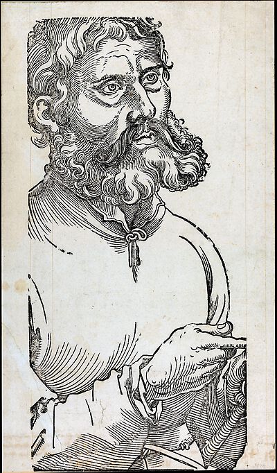 Martin Luther als „Junker Jörg“, Halbfigur, nach rechts