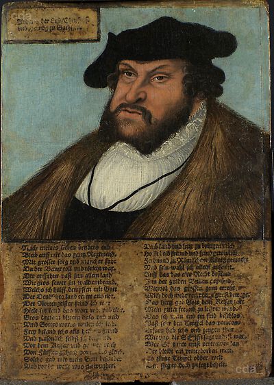 Portrait of John the Steadfast, Elector of Saxony
