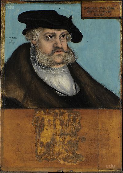 Portrait of Frederick the Wise, Elector of Saxony