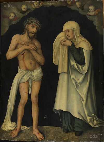 Christus als Schmerzensmann mit Maria als Schmerzensmutter