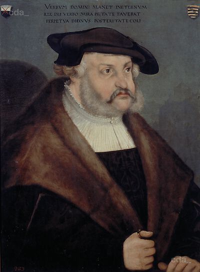 Portrait of Frederick III of Saxony