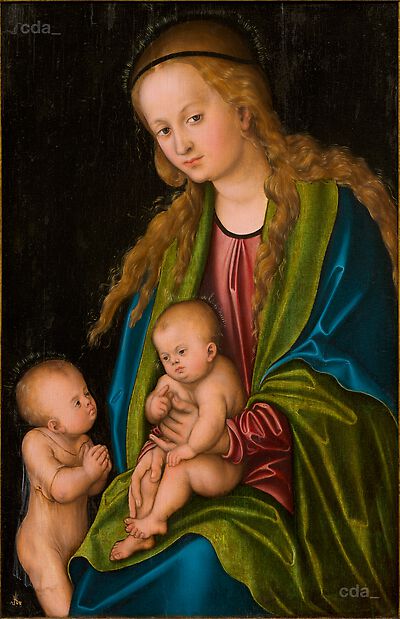 Madonna mit Kind und anbetendem Johannesknaben