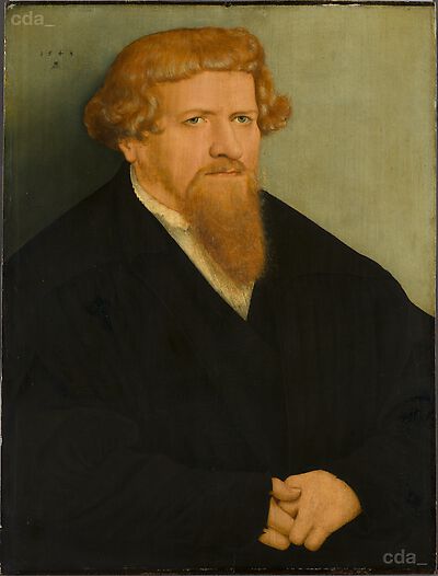 Bildnis eines Mannes mit rotem Bart