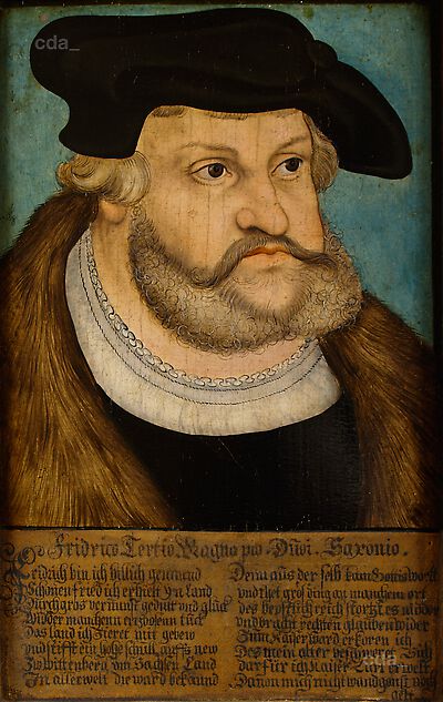 Portrait of Frederick the Wise of Saxony