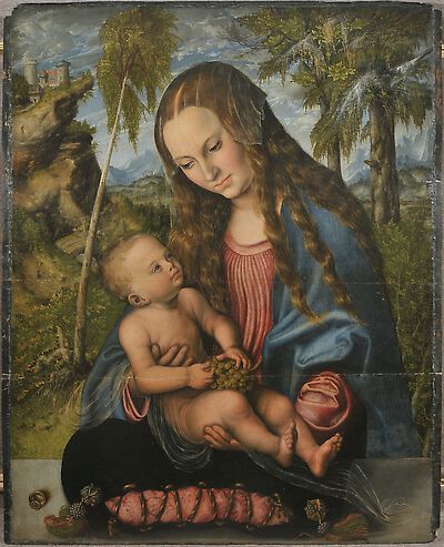 Die Madonna mit dem Kinde (sog. Madonna unter den Tannen)