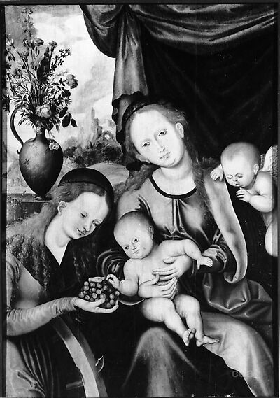 Die Madonna mit dem Kind und der heiligen Katharina