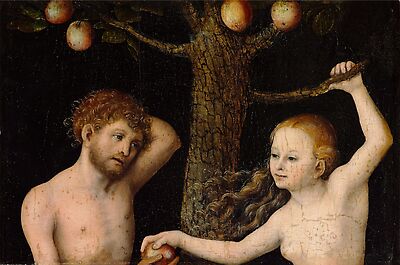Adam and Eve (fragment)