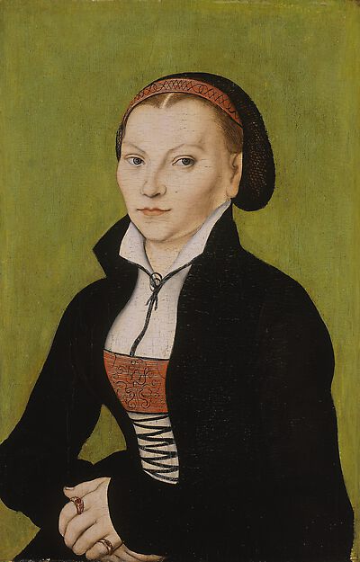 Katharina von Bora, Halbfigur nach links