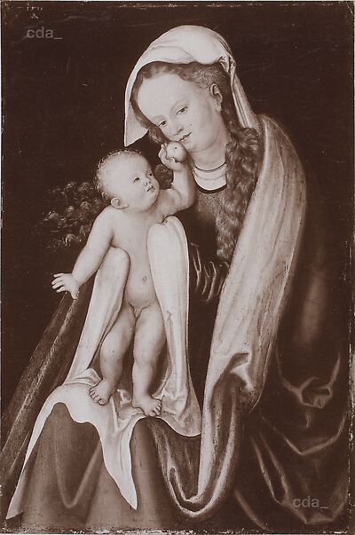 The Virgin and Child holding an Apple