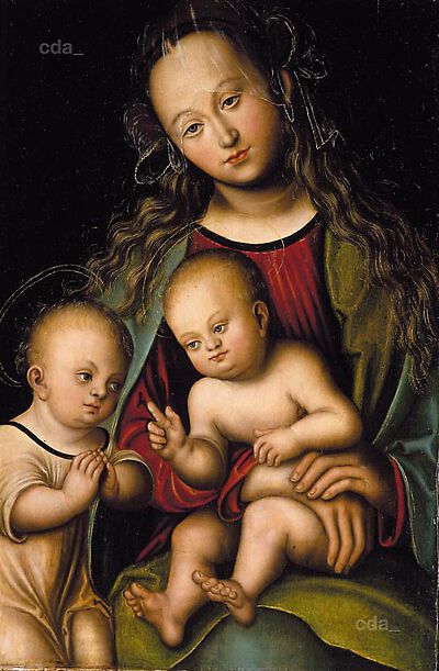 Die Madonna mit dem Kinde und dem anbetenden Johannesknaben