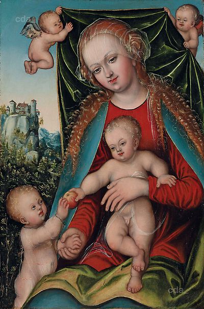 The Virgin and Child with St John as a boy