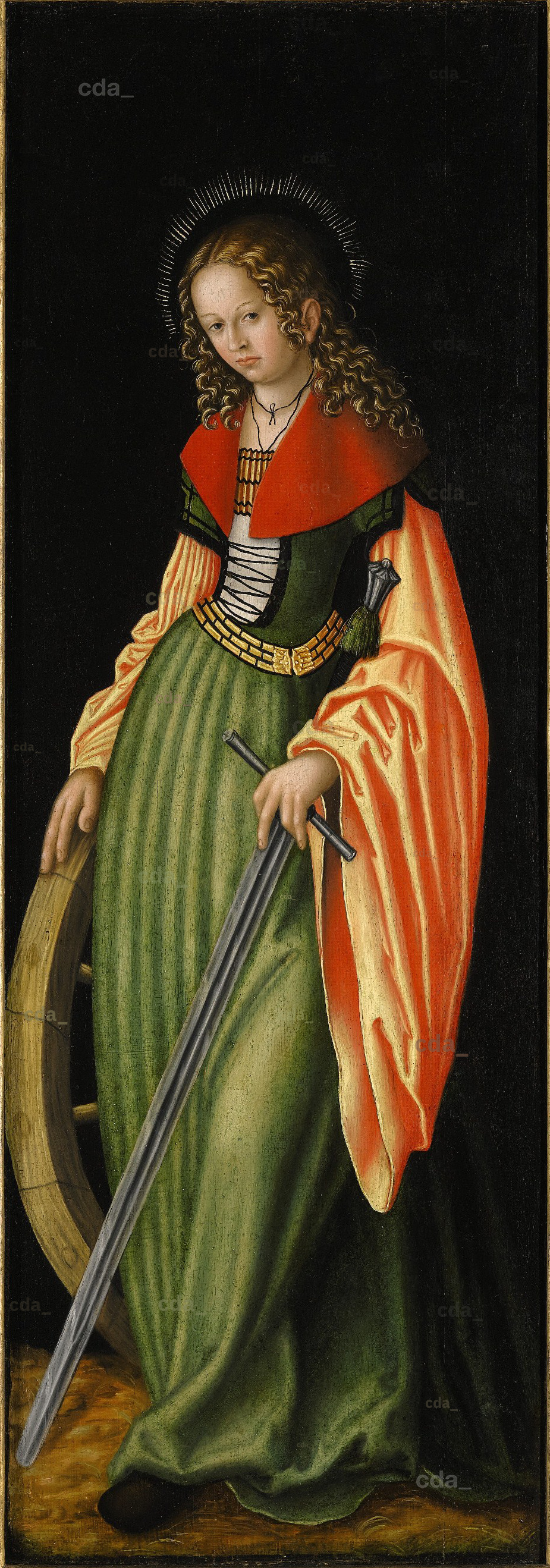 cda :: Paintings :: Feilitzsch Altarpiece [right wing, recto]: St