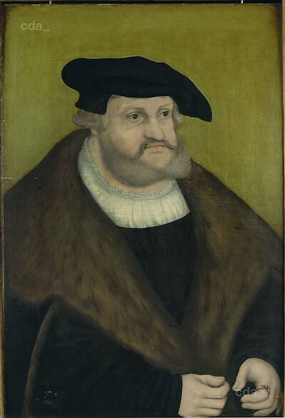 Portrait of Elector Frederic the Wise in his old age